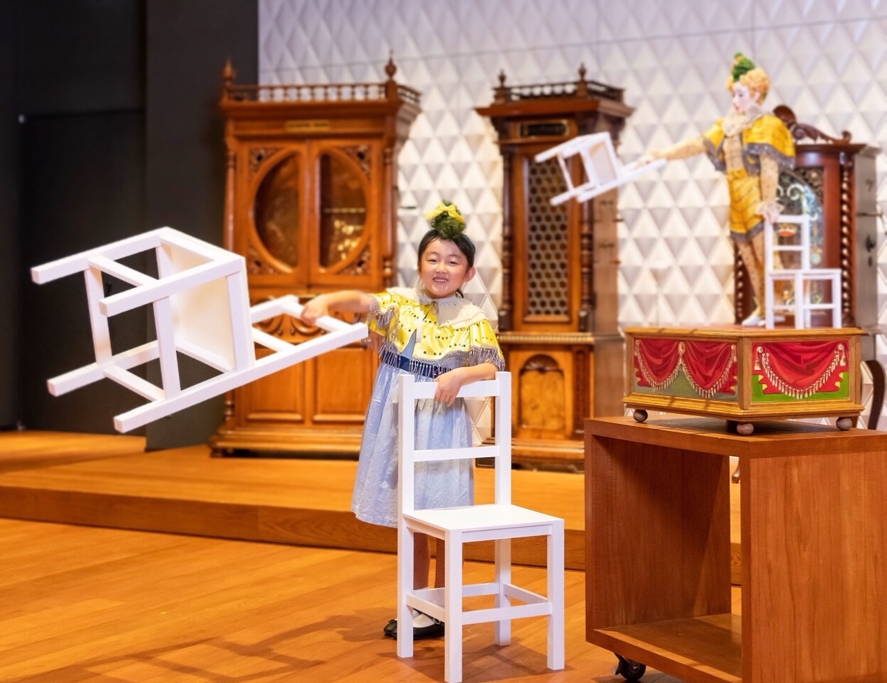 《フォトスポット》「からくり人形になりきろう！」